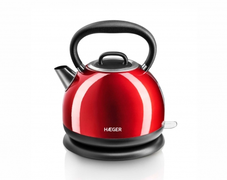 HAEGER HERVIDOR EK-22R.021A RED CHERRY 1.7L INOX