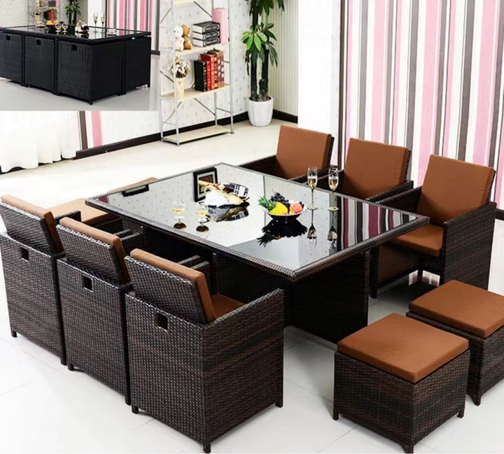 ROMO CONJUNTO A756 6sillas+2taburetes+mesa