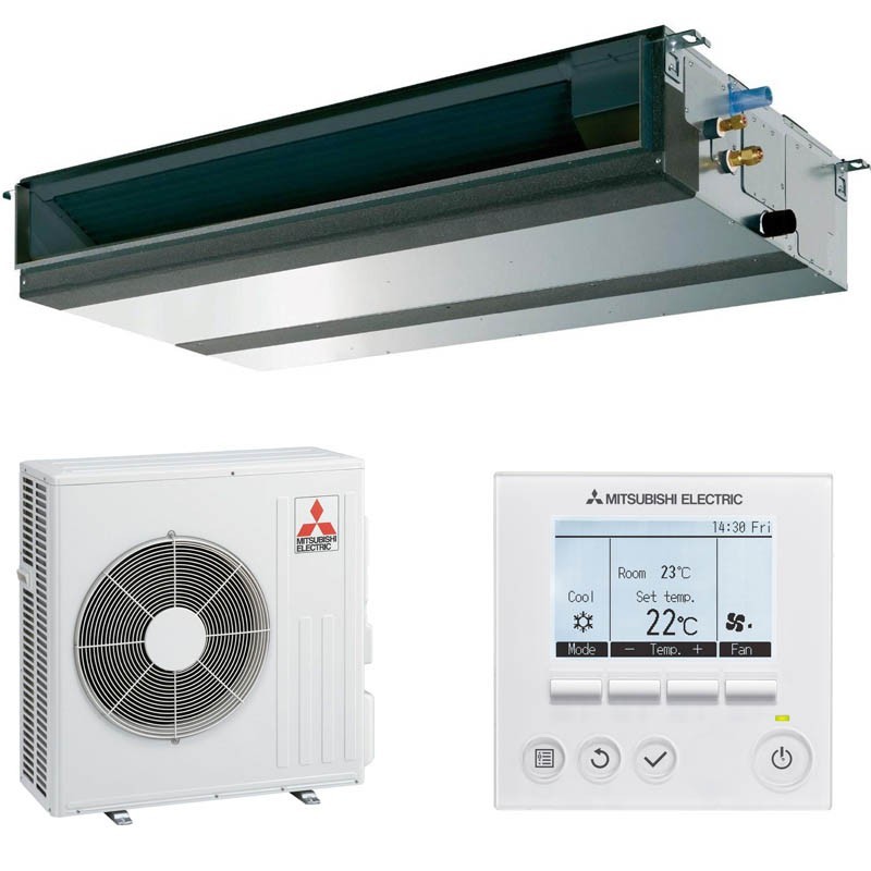 MITSUBISHI AIRE MGPEZ-125VJA CONDUCT.+PAC-YT52CRA