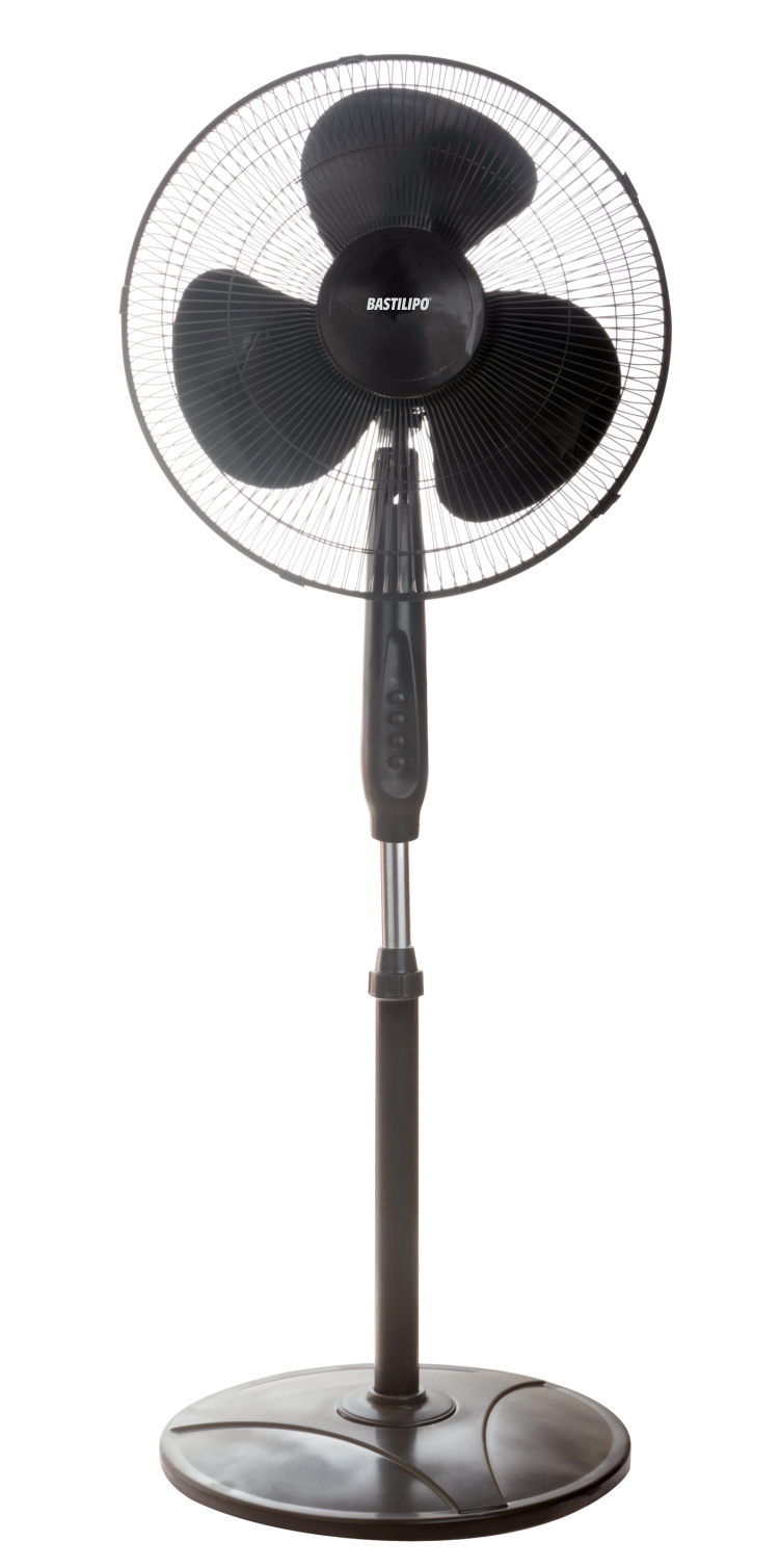 BASTILIPO VENTILADOR PIE ATLANTICO  40/cm NEGRO