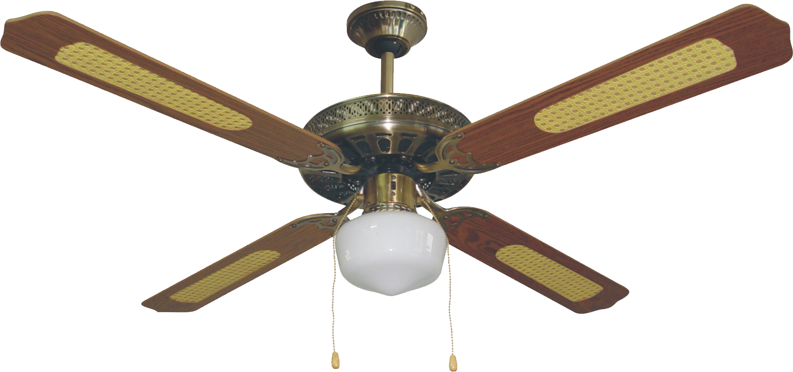 BASTILIPO VENTILADOR CARTAGENA TECHO LUZ 132CM MAD