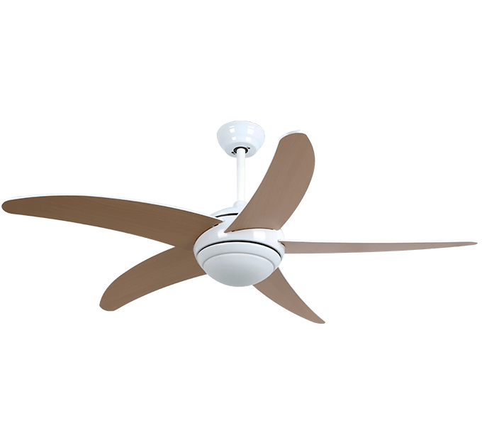 BASTILIPO VENTILADOR TECHO MALIBU NIQUEL 132CM LED