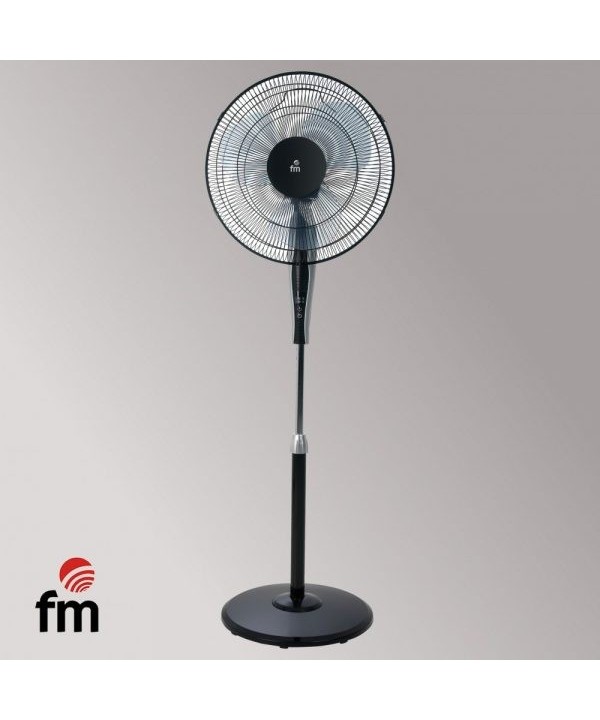 FM VENTILADOR P-40 PIE NEGRO C/MANDO 3VELOCID
