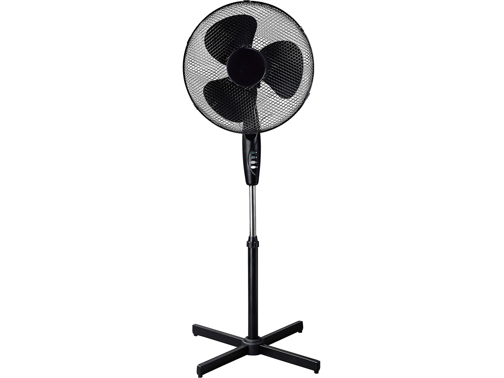 SVAN VENTILADOR SVVE40P4 PIE CRUZ 50W 3VELOC.NEGRO