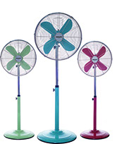 BASTILIPO VENTILADOR PALMA AZUL PIE 40CM 50W