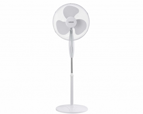 HAEGER VENTILADOR SF-16W.006A PIE 40CM BLANCO ROUN