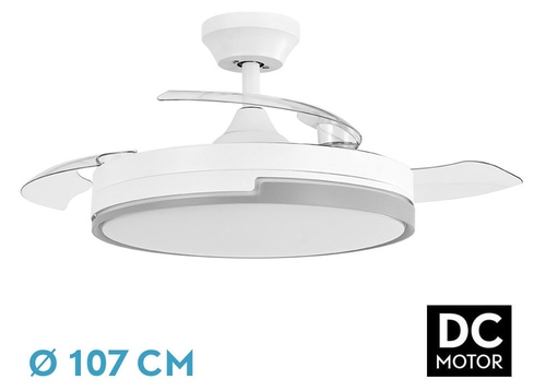 ABRILA VENT.TECHO DC OLIMPIA 72W 3ASPAS RETRACTIL
