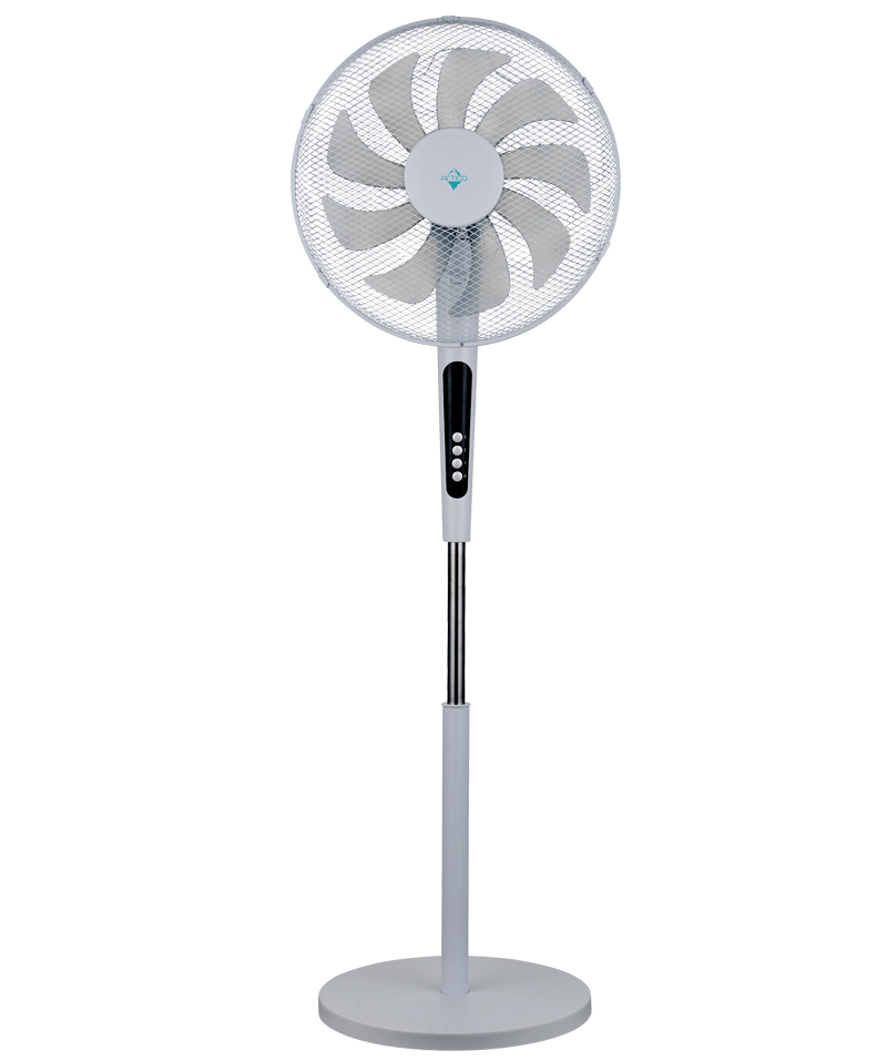 SYTECH VENTILADOR PIE SY-VLP37R 50W 9as Blanco