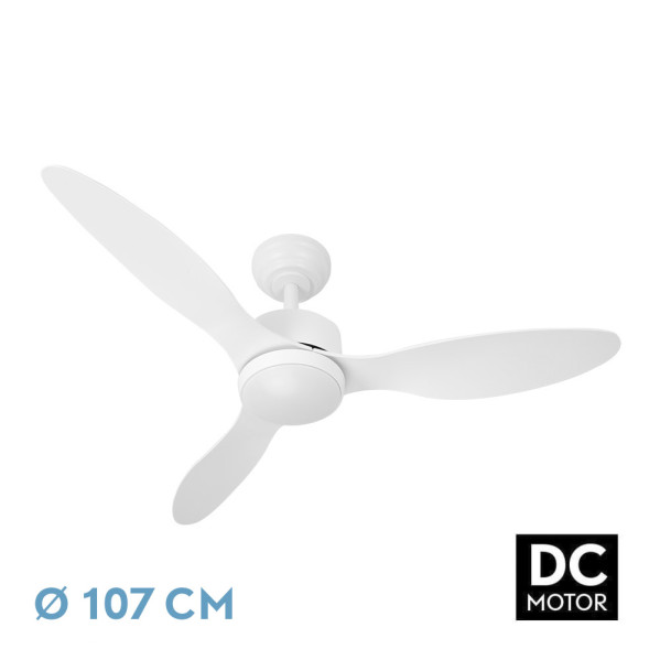 ABRILA VENT TECHO DC SERPA 24w 3aspas blanco