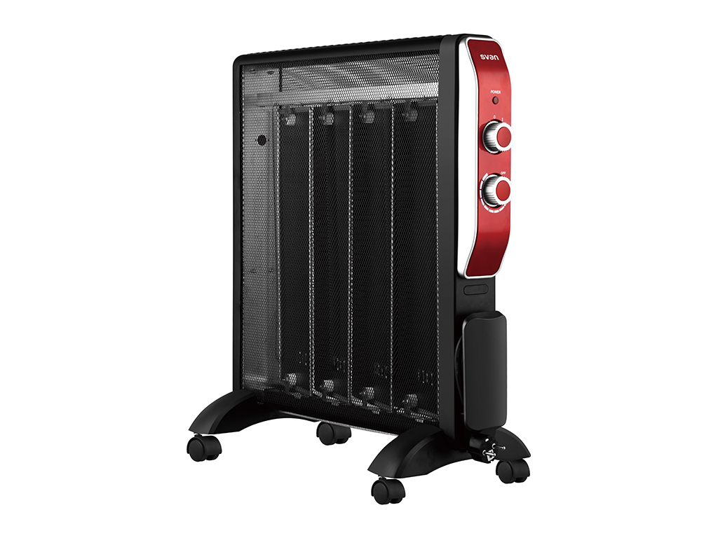 SVAN RADIADOR MICA SCRM2000R 1000/2000W NEGRO ROJO