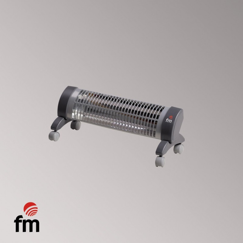 FM RADIADOR DE CUARZO 2302 R 1200W Gris 2res C.RUE