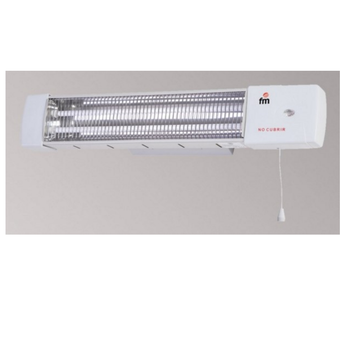 FM RADIADOR DE BAÑO 1502C CUARZO BLANCO 1200W