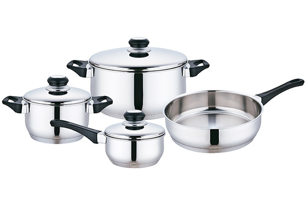 BASTILIPO BATERIA DE COCINA SUIZA 7PIEZAS INOX