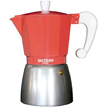 BASTILIPO CAFETERA COLORI CORAL 12 TAZAS (6206)