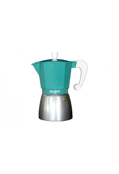 BASTILIPO CAFETERA COLORI ESMERALDA 3 TAZAS (6213)